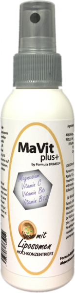 Magnesium MaVit mit Vitaminen C, B6, B12 Spray mit Liposomen100 ml