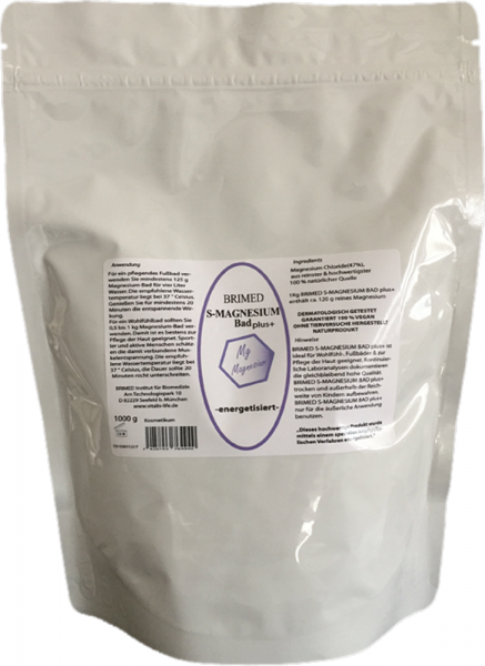 MAGNESIUM BAD plus+ 1000 g Kosmetik-Qualität